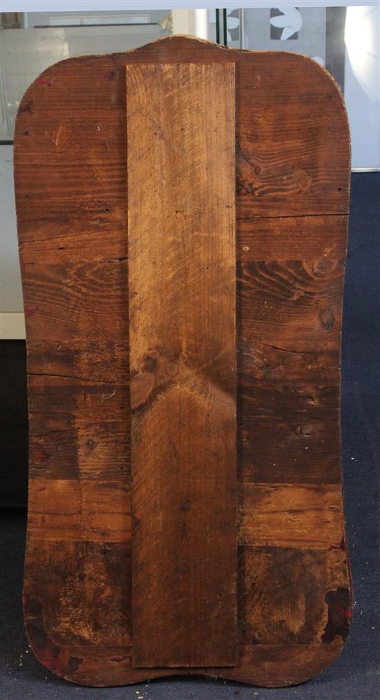 A pair of Continental oils on card laid on wooden panels depicting Turca Per Casa and Cortigiana Turca 34 x 17.5in.